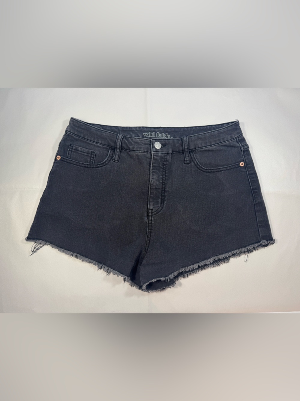 Wild Fable High Rise Black Denim Cutoff Shorts